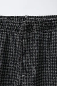PLAID SUIT PANTS