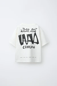 TEXT PRINTED T-SHIRT