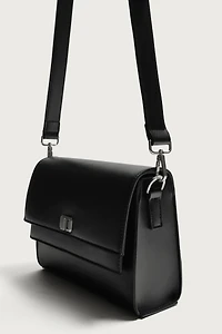 DOUBLE FLAP CROSSBODY BAG