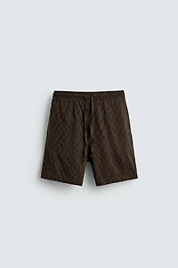SHORT JACQUARD GÉOMÉTRIQUE