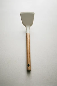 SPATULE EN SILICONE ET EN BOIS