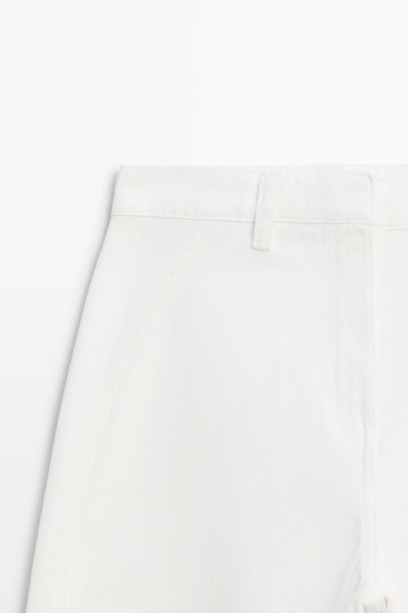 100% Cotton barrel fit pants