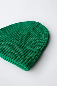 PLAIN KNIT HAT