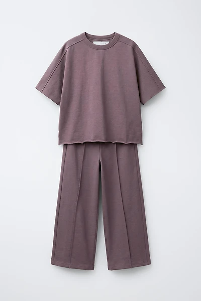 HEAVY WEIGHT TOP AND CULOTTES SET