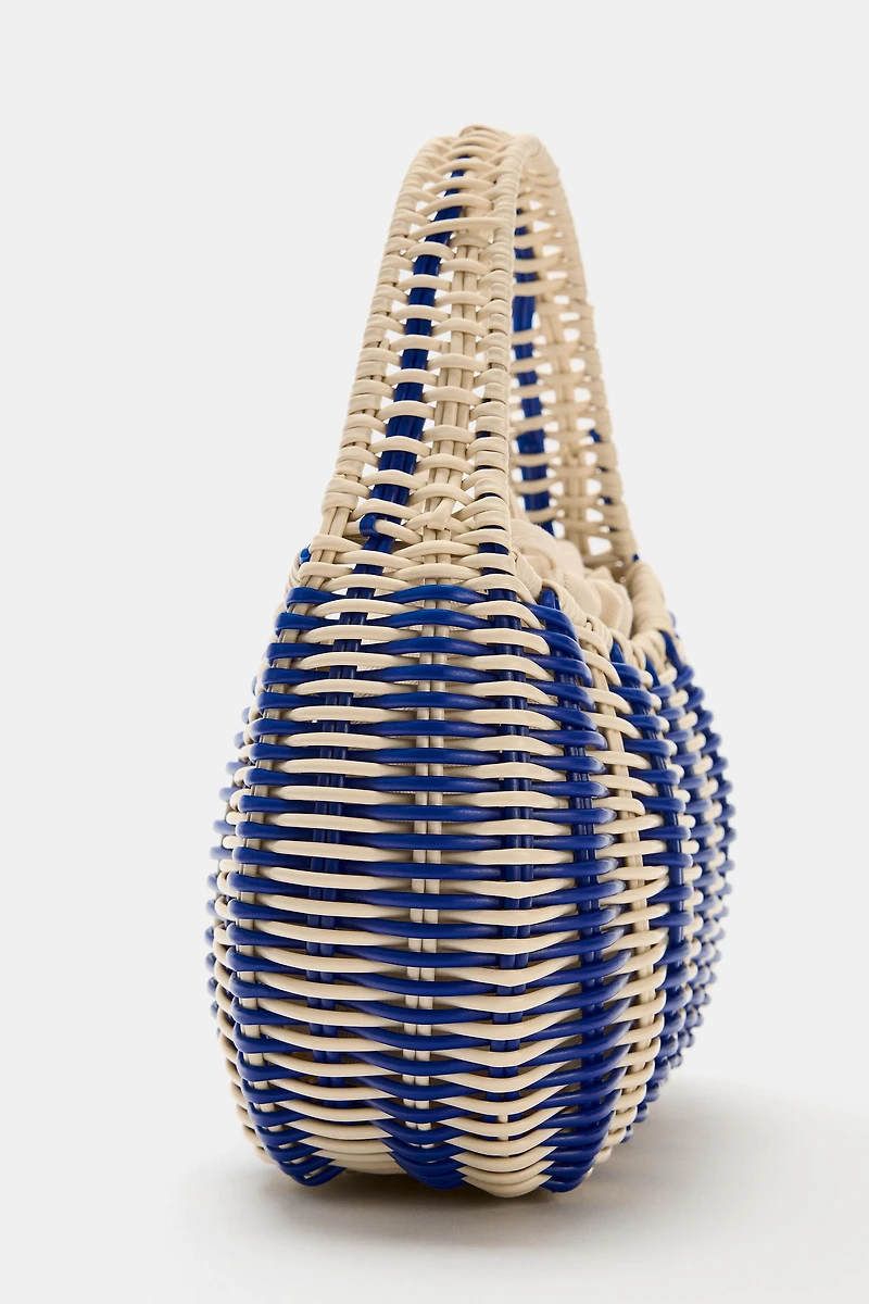 RIGID WOVEN HANDBAG