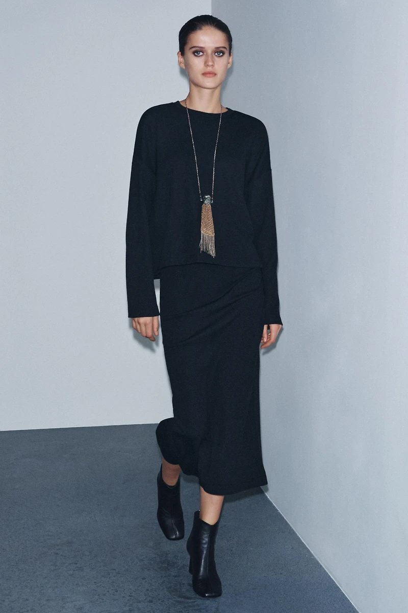 SOFT MIDI SKIRT