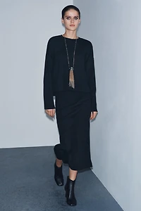 SOFT MIDI SKIRT