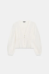 ROMANTIC EMBROIDERED BLOUSE