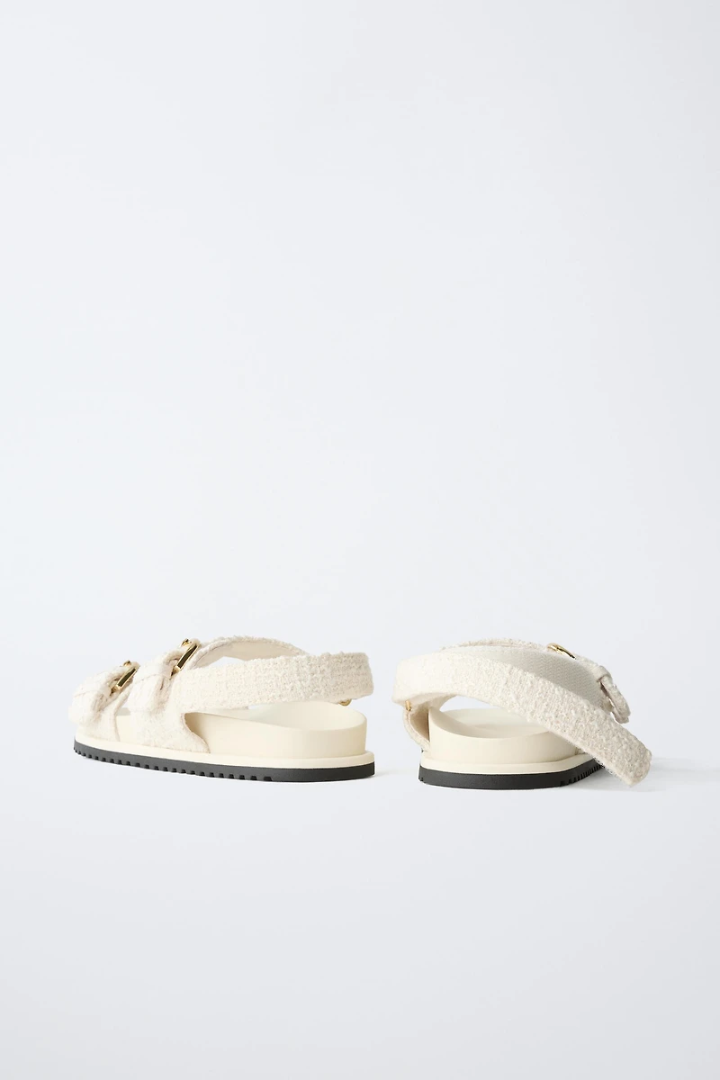 BUCKLED SANDALS