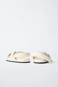 BUCKLED SANDALS