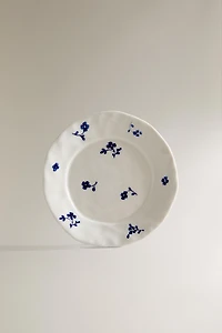 FLORAL PORCELAIN SIDE PLATE