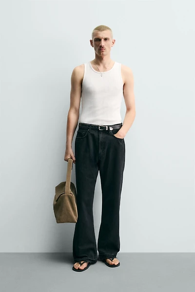 RIBBED KNIT TANK TOP