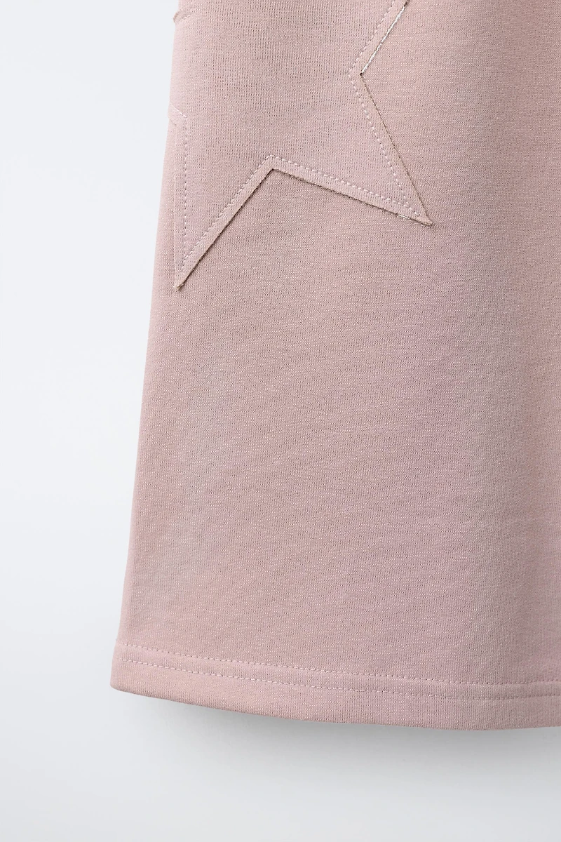 STAR PATCH WIDE LEG PANTS