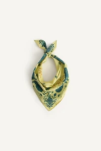 LIMITED EDITION EMBROIDERED PRINT BANDANA