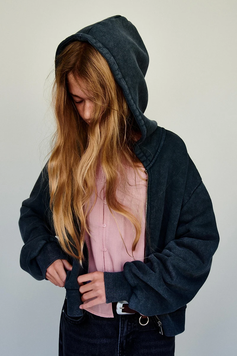 GARMENT DYE SWEATSHIRT