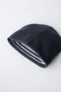 BONNET RÉVERSIBLE RAYURES CANNELÉ