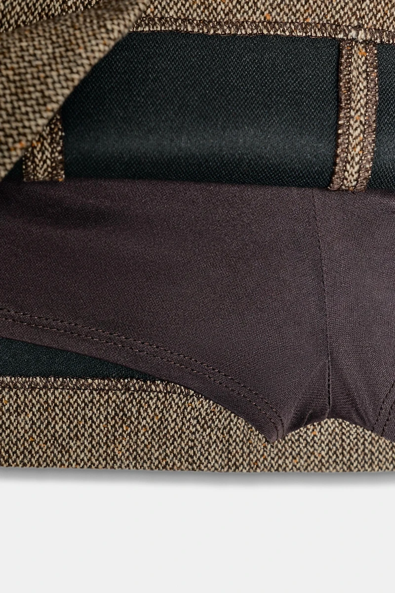 WOOL BLEND SHORT DRESS