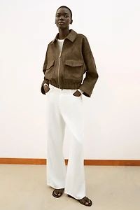 FAUX SUEDE JACKET