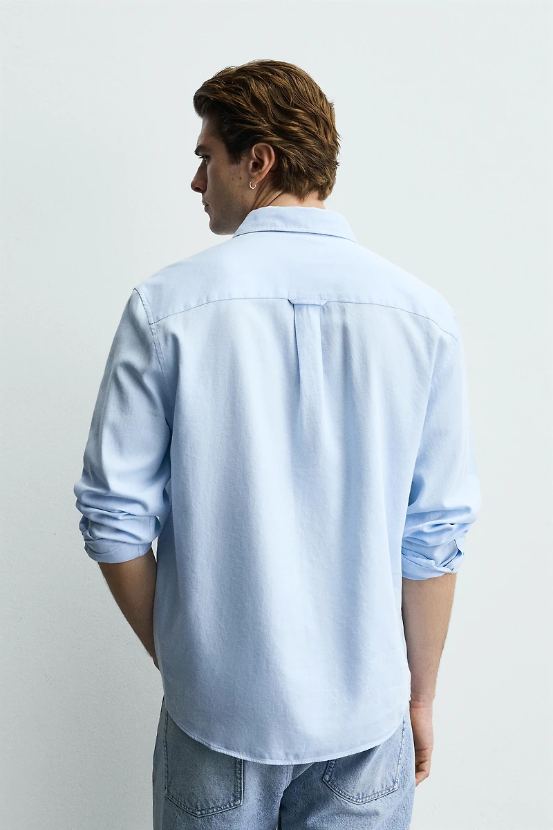 STRUCTURED TWILL SHIRT