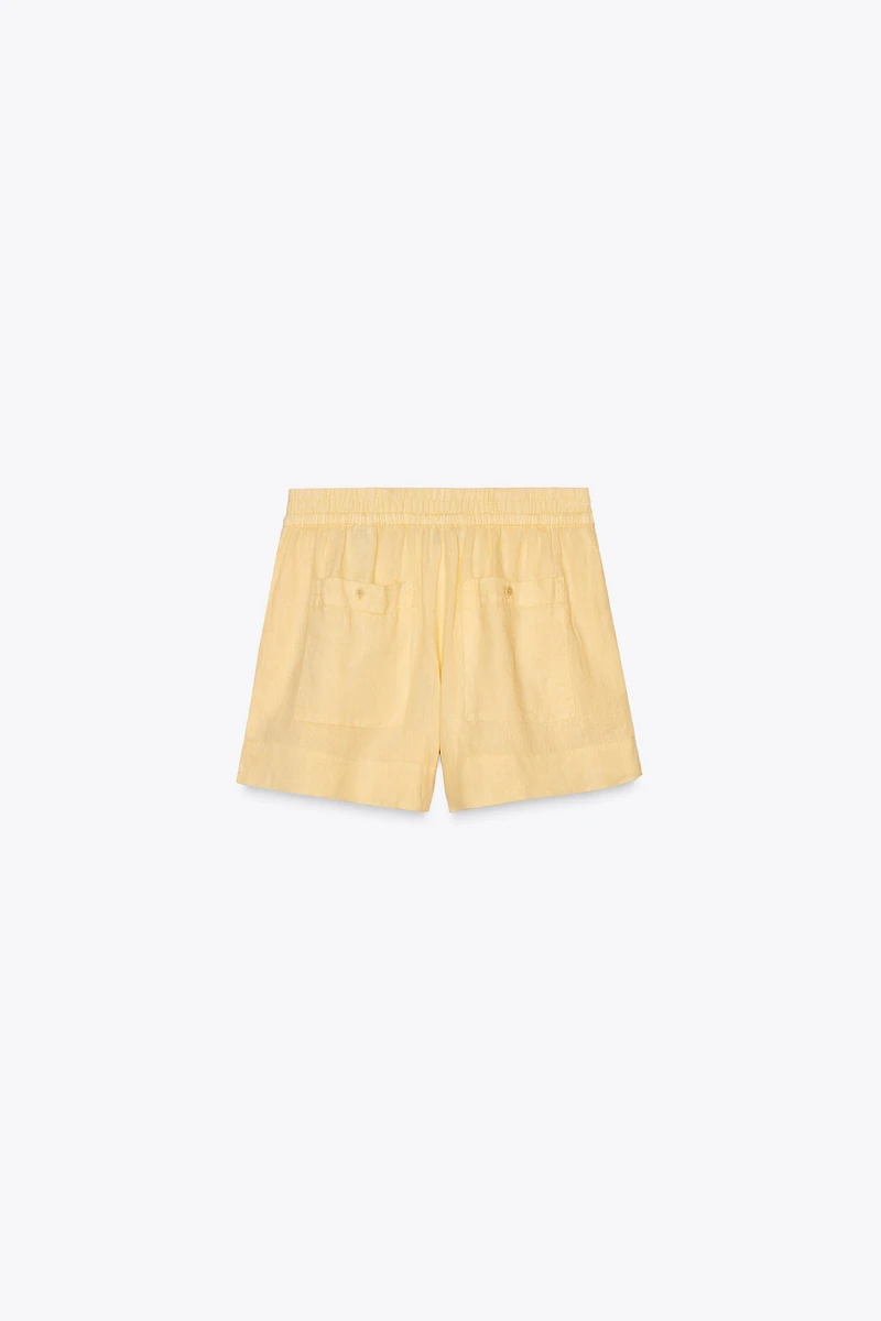 100% LINEN SHORTS ZW COLLECTION