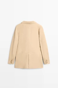 Nappa leather blazer