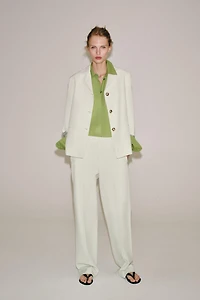 ZW COLLECTION STRAIGHT LINEN BLAZER