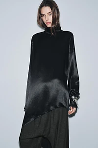 ASYMMETRIC LONG BLOUSE ZW COLLECTION