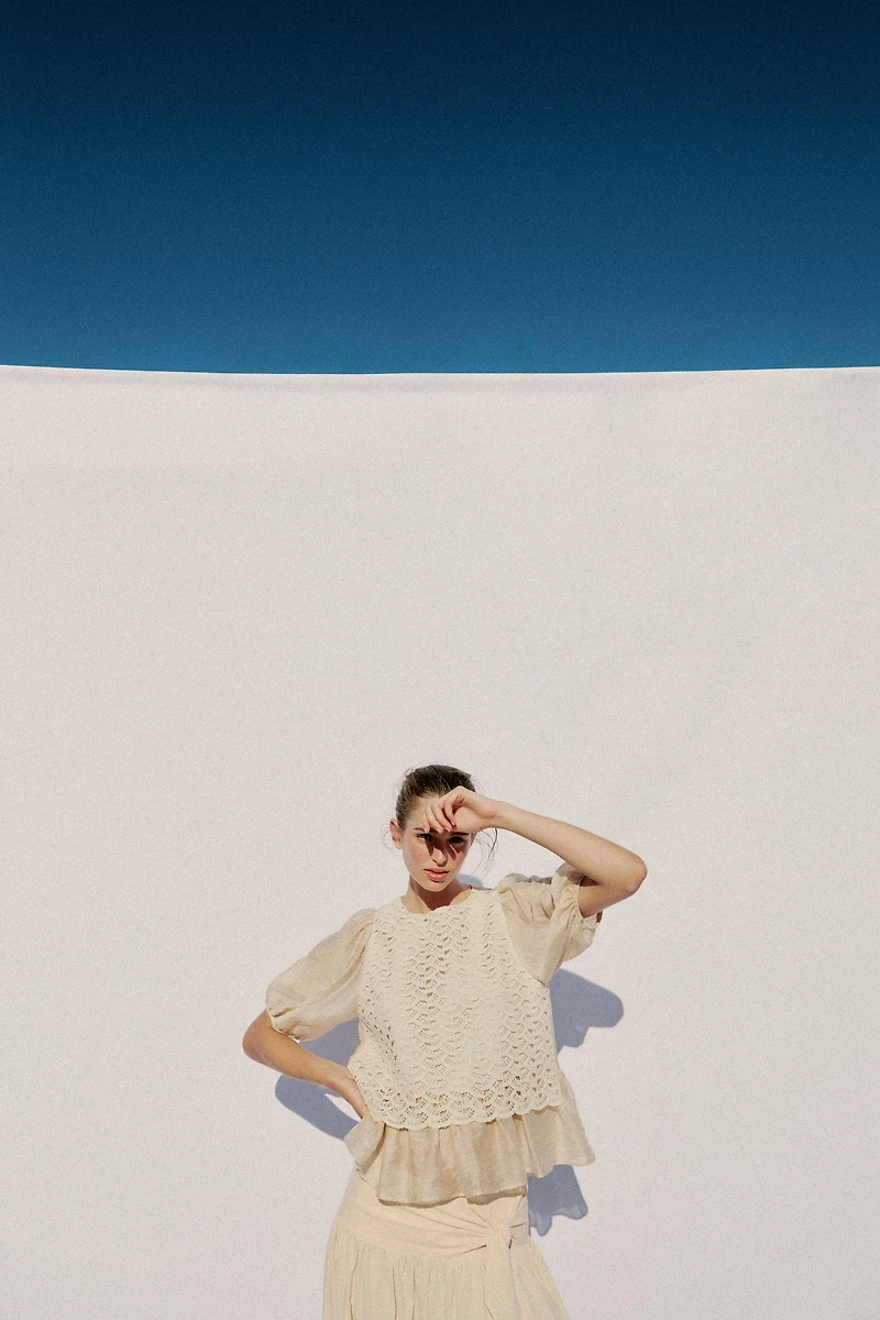 COMBINATION CROCHET TOP
