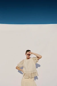 COMBINATION CROCHET TOP
