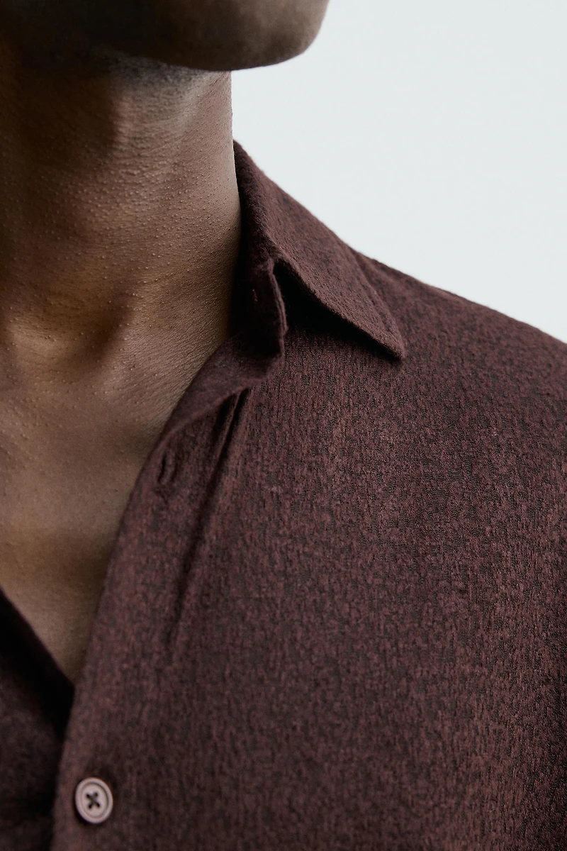 TEXTURED JACQUARD SHIRT