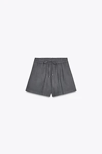 LINEN BOXER SHORTS