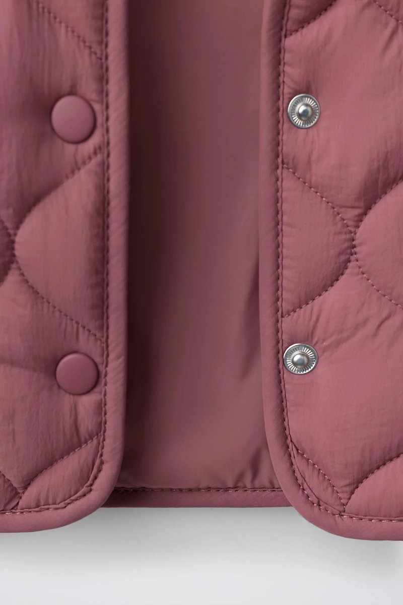 HEART POCKET QUILTED JACKET