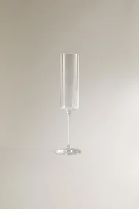 STRAIGHT CRYSTALLINE FLUTE GLASS