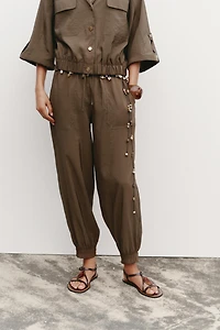 CUFFED HEM PANTS