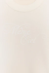 FRONT TEXT SWEATSHIRT