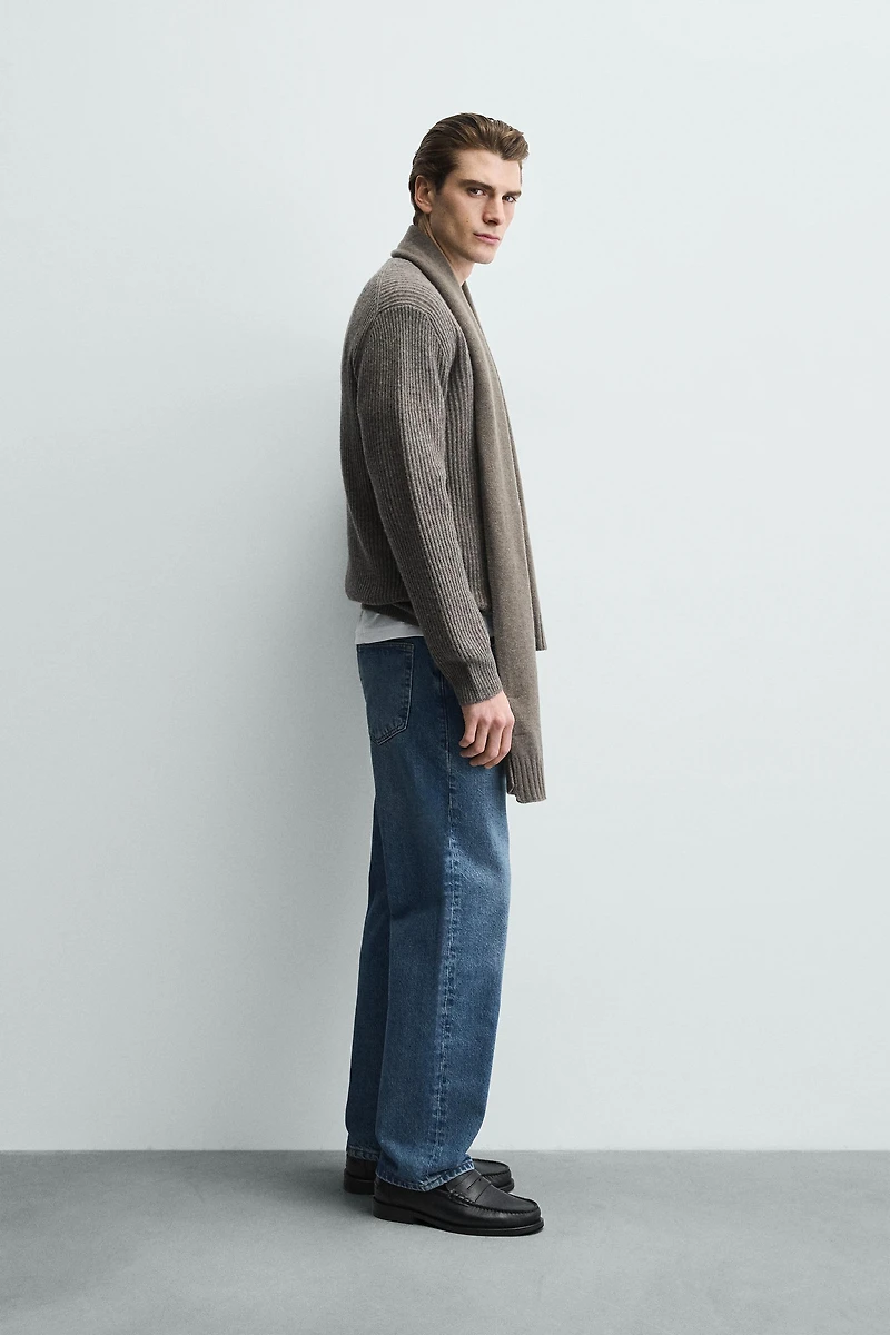 TEXTURED WOOL JUMPER
