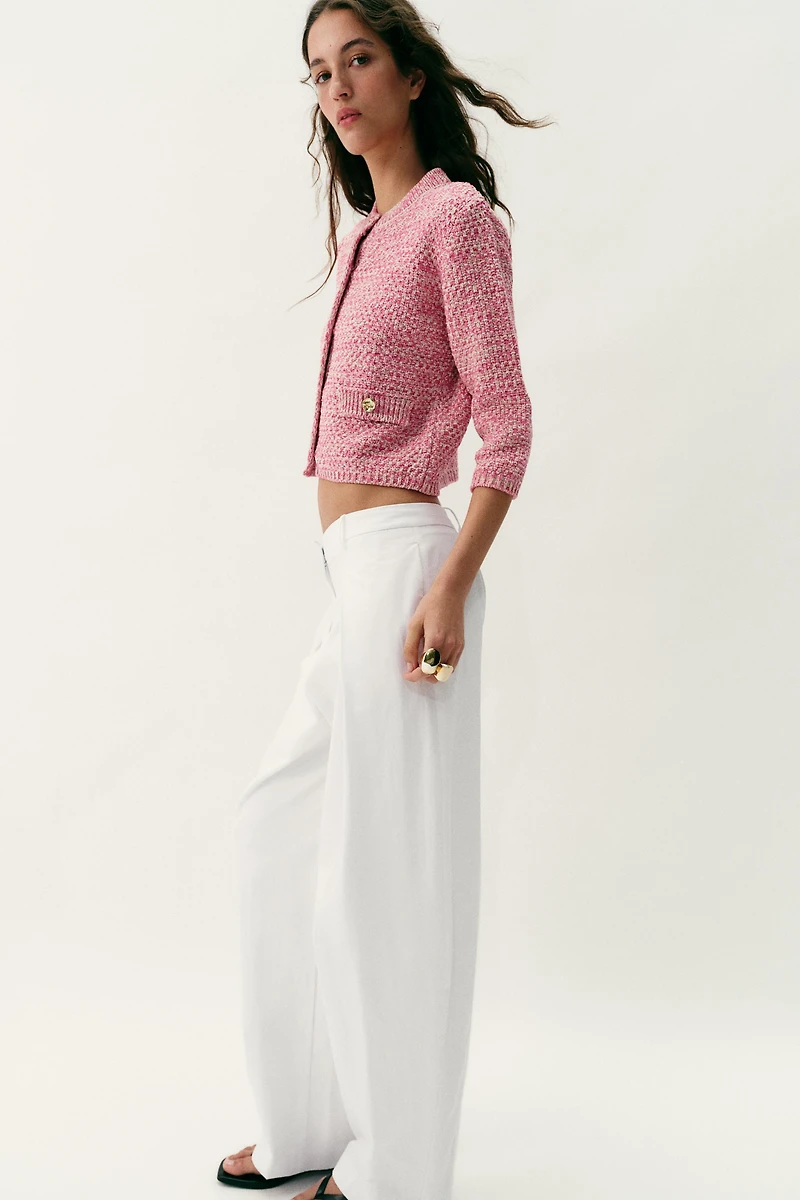 FRENCH SLEEVE CARDIGAN