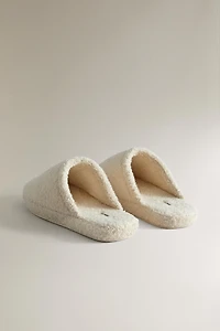 TERRY FLATFORM SLIPPERS