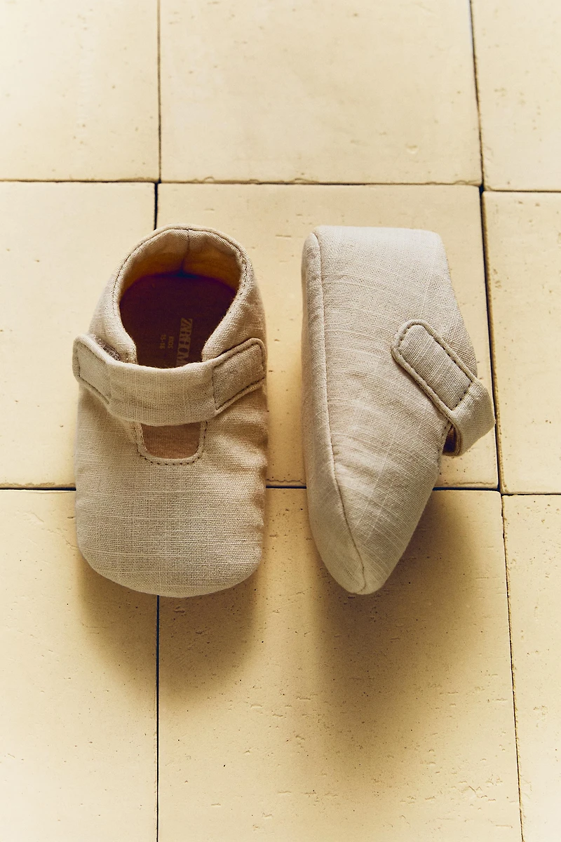 FABRIC BALLERINA BOOTIES