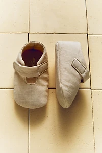 FABRIC BALLERINA BOOTIES