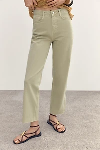 Z.02 HIGH WAIST STRAIGHT ANKLE JEANS