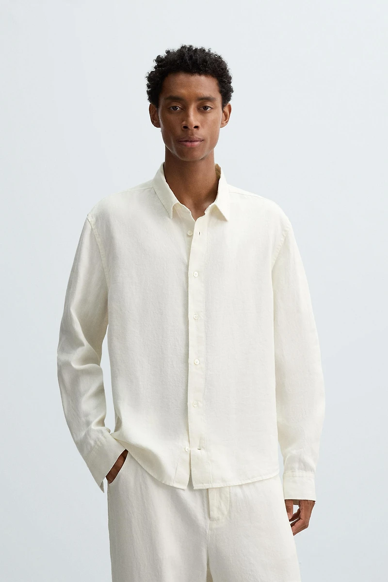 RELAXED FIT 100% HEMP SHIRT