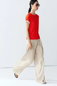 Double-layer short sleeve T-shirt