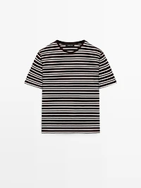 Striped short sleeve T-shirt
