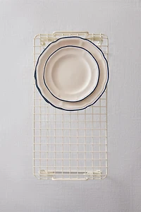 FOLDABLE LACQUERED METAL RACK