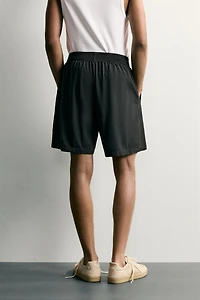 WASHED LIGHTWEIGHT SWEAT BERMUDAS
