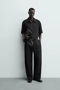 TECHNICAL ZIP POLO SHIRT
