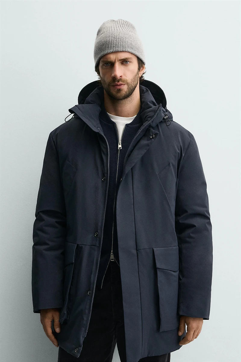 WATER REPELLENT PADDED PARKA