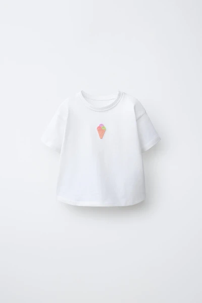 CROCHET PATCH T-SHIRT
