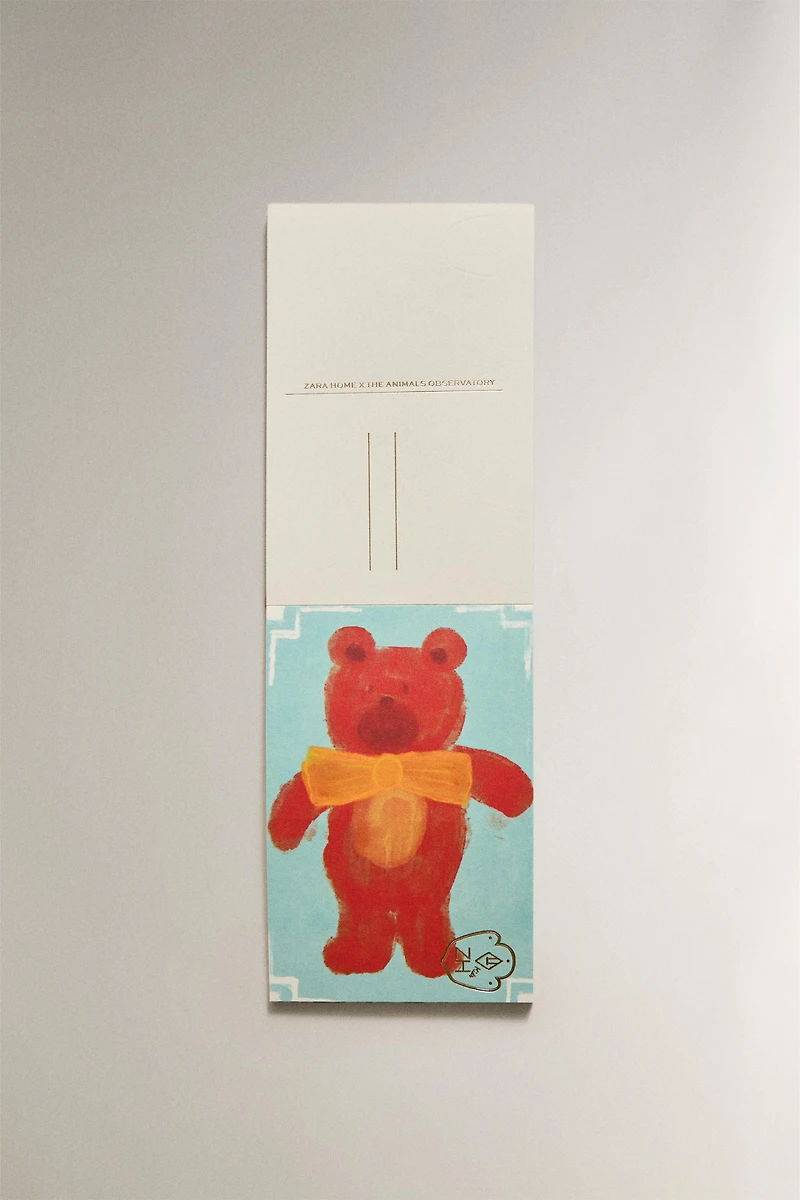LIMONCELLA X THE ANIMALS OBSERVATORY POSTCARD NOTEBOOK
